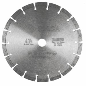 DISCO UNIVERSAL 230 SEGMENTADO BASIC GRIS 128S6230