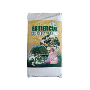 saco estiércol tejero fertilizante natural para nutrir la tierra