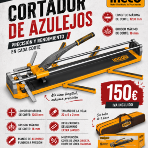 CORTADOR DE CERÁMICA 1200 INGCO HTC041201