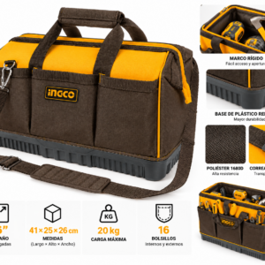 Bolsa de herramientas INGCO 16" HTBG08